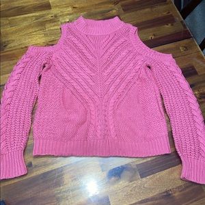Aeropostale Cut-Out Shoulder Sweater